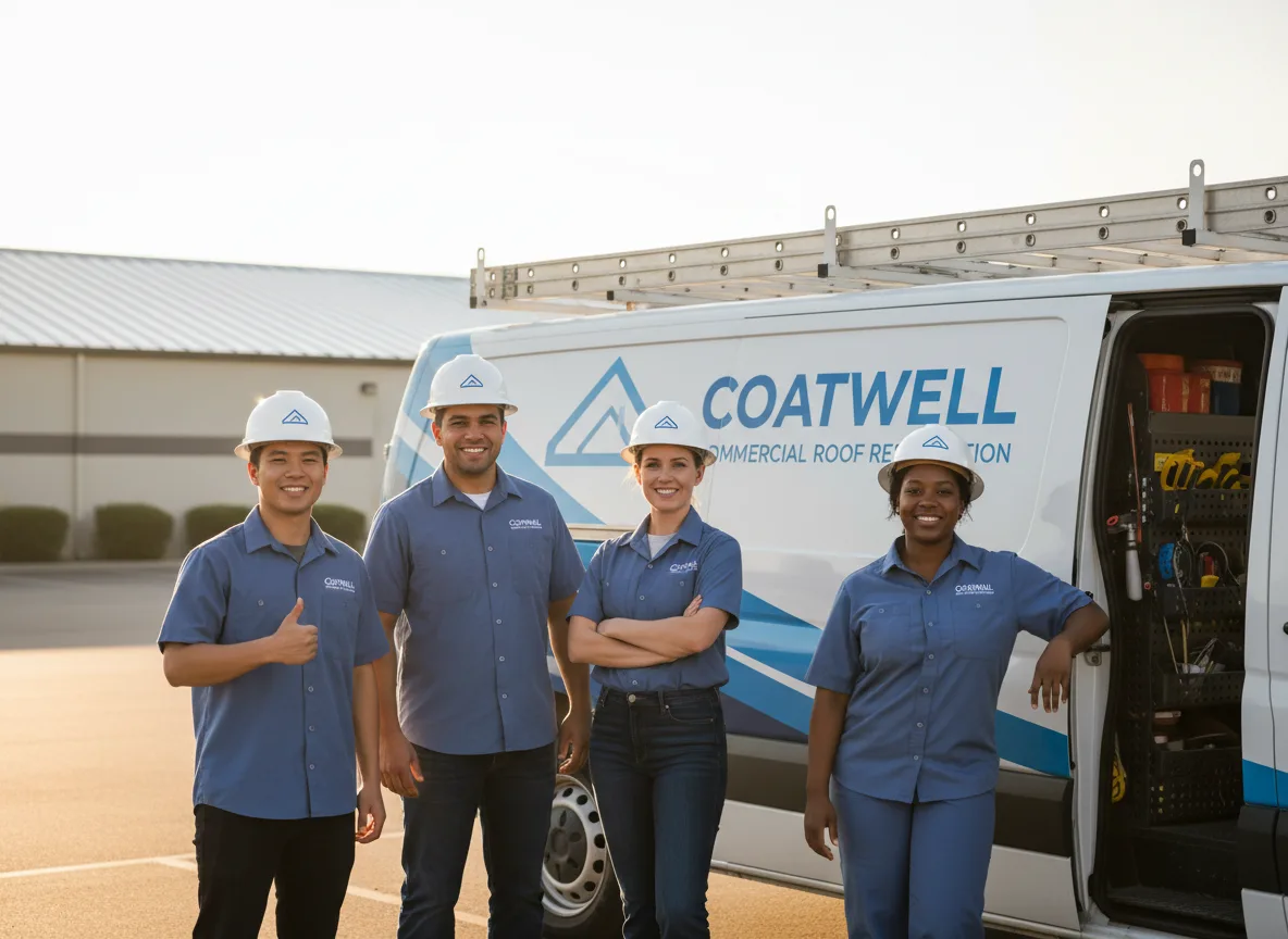 Commercial roof coating company in Stafford, TX